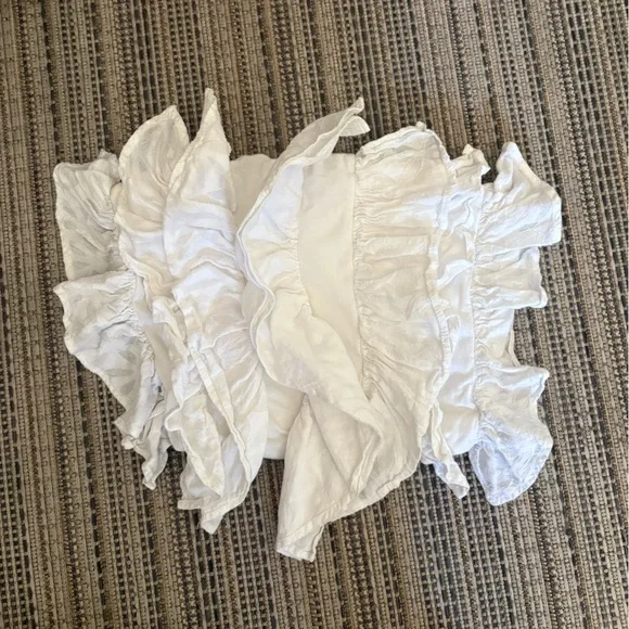 Anthropologie Ruffle Tube Top - Picture 2 of 5